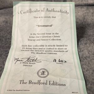 the Bradford exchange tea cup